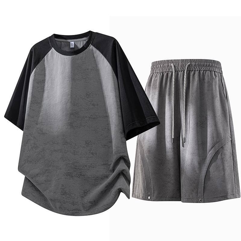 Summer Set Men's Casual Sports Short Sleeved Set Men's Two-piece Set