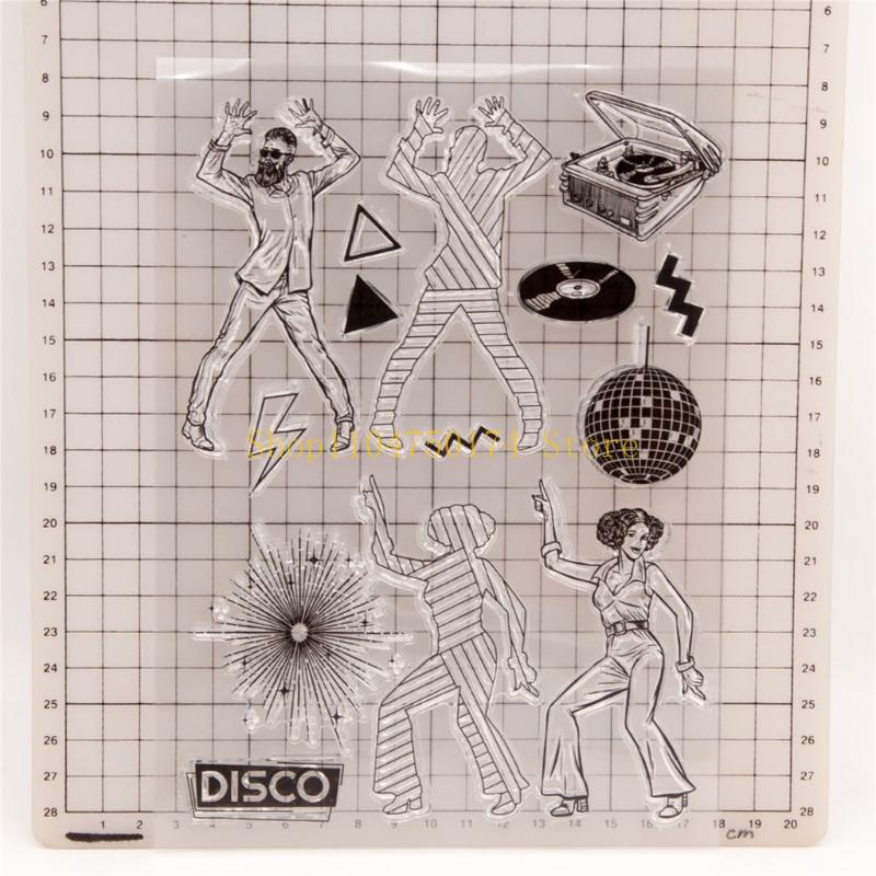 Dancing Girl Clear Stamps Vintage Silicone Seals for DIY Scrapbooking Card Making Embossing Decoration Rubber Stamps top sale