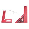 Angle Pin Adjustable Angle Ruler 0-180° Adjustable Miter Triangle Ruler  For Engineers