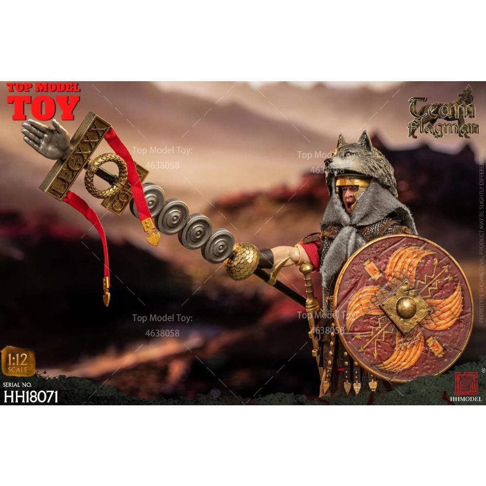 HHMODEL HH18069 HH18070 HH18071 1/12 Imperial Legion Centurion Flagbearer Male Soldier Model 12'' Action Figure Full Set