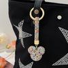 Hot Selling Rhinestone Mickey Keychain Car Keyring & Women's Bag Charm