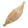 Handmade Bamboo Boat-Shaped Woven Fruit and Snack Storage Basket