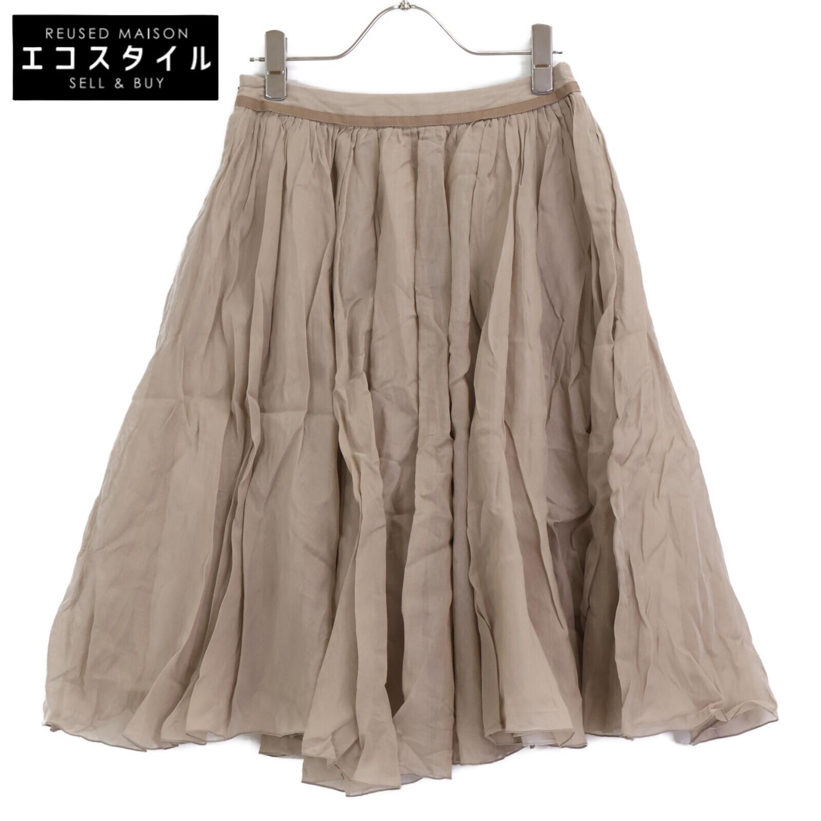 

FOXEY Brown 35968 Sheer Circular Skirt skirt 38 BrownUsed