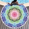 Mandala Pattern Microfiber Beach & Bath Towel - Luxurious Feel & Decorative Floor Mat
