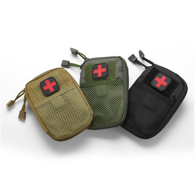 IFAK MOLLE Tactical Medical First Aid Kit Bag Portable Camping Emergency Pouch with Waist Pack for Outdoor Survival Gear