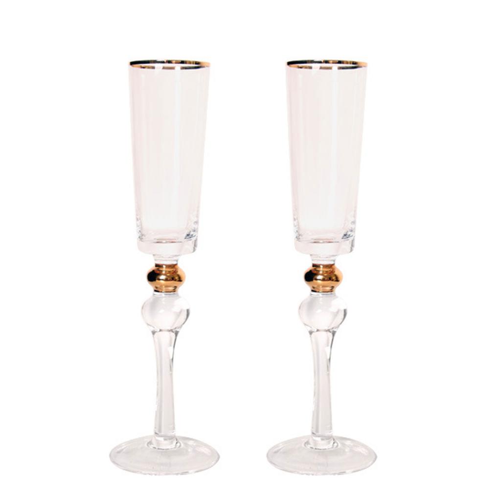 Champagne Flutes Beer Glass Goblet Crystal Sparkling Wine Glass Gift for Adults