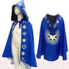 Children Halloween Wizard Blue Cape Costume Cosplay Party Prop Role Play Clothes