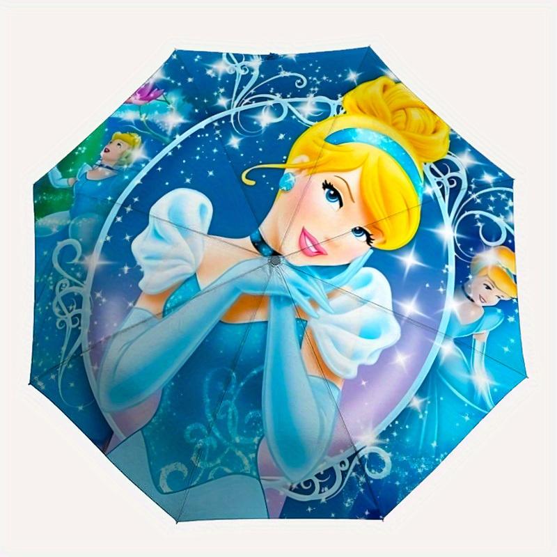 

1pc Cinderella Automatic Umbrella | Portable Foldable 8-Rib Manual Open, Casual Accessory, Durable Canopy yy250823064