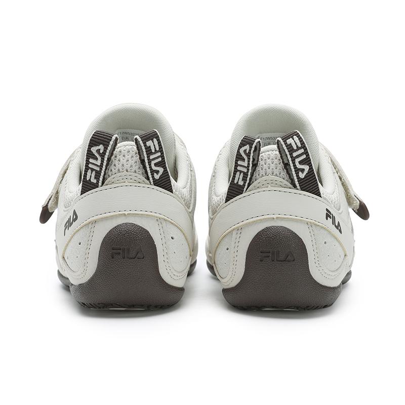 Fila Step Color Stone Shoes Retro Sports Versatile Fashion Comfortable Wear-Resistant Low-Top Casual Shoes Women Sneaker White Brown F12W532152F-BI