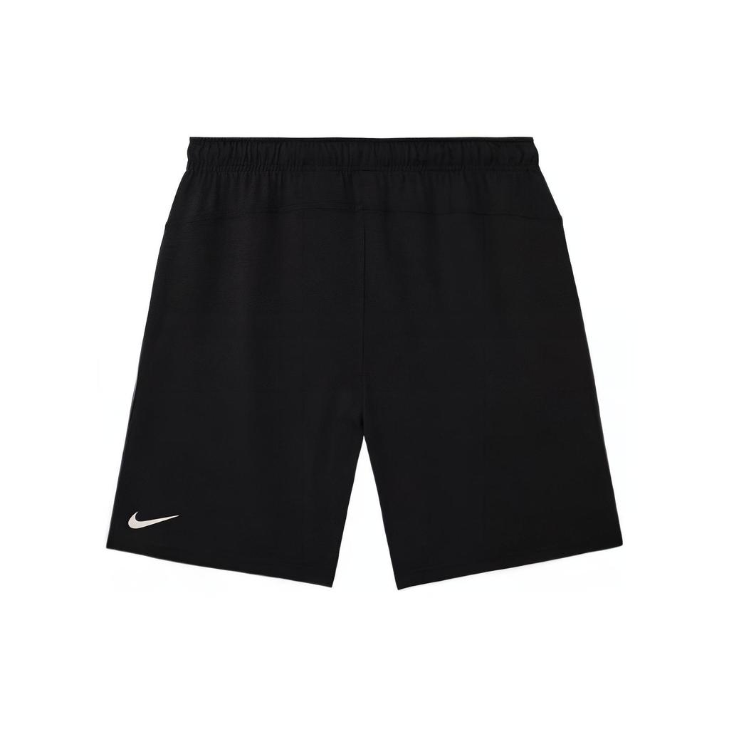 Nike Quick-Dry Solid Geometric Pattern Eco-Friendly Sports Shorts Men Bottoms Black DM8145-045
