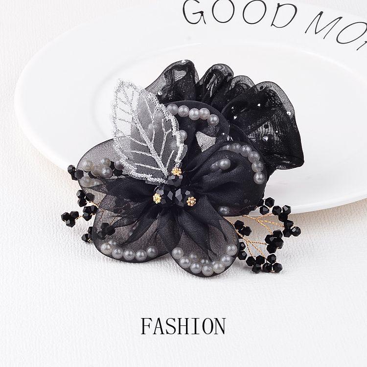 Elegant Women's Mesh Scrunchie Hair Tie - Luxurious High-End Hair Accessory