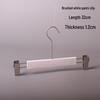 White Plastic Women's Clothing Hanger with Pant Clips for Live Streaming and Household Use