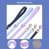 Adjustable PVC Pet Collars Combo Waterproof Soft Dog Leashes  Small/ Medium/ Large Dogs