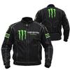 Mens All-Season Motorcycle Riding Jacket Windproof Crash-Resistant Biker Gear Black Full Set