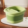 Foldable Foot Bath with Lid And Storage Compartments, Made of PP TPE, for , Living Room,