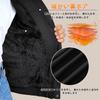KEFITEVD Stand Collar Work Solid Size 3XL Men's Jacket, Windproof, Fleece-Lined, Outerwear, Outdoor, Streetwear, Color, Winter, Black,