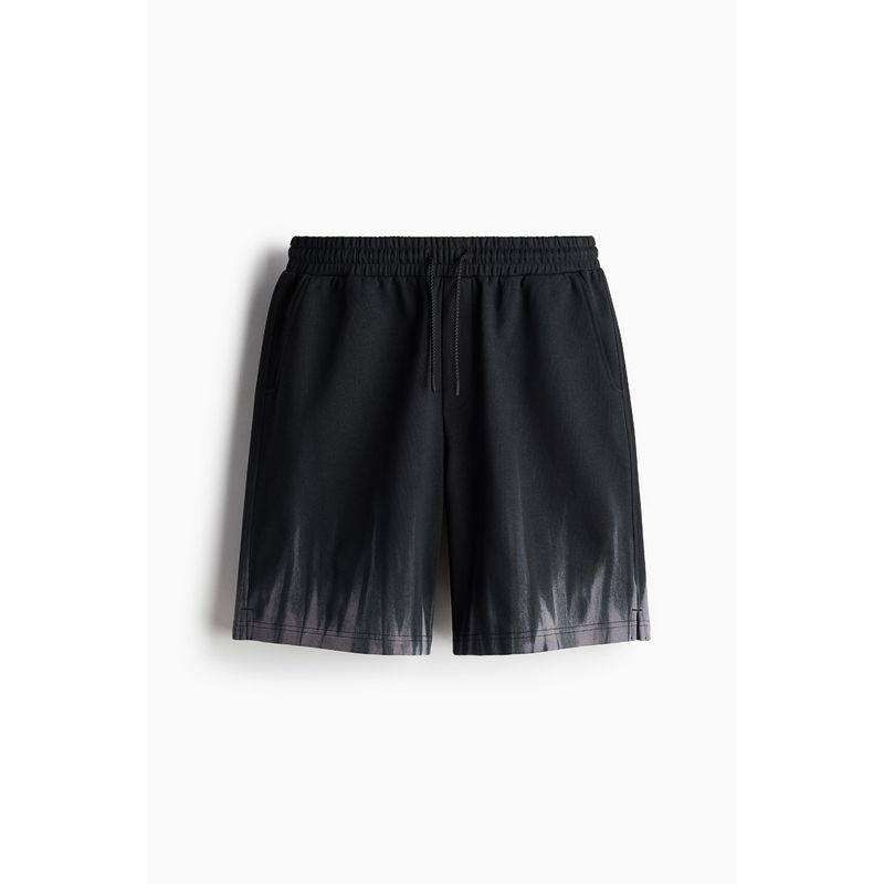 

HM Men s Sweatpants Autumn Loose Print Cotton Medium Weight Drawstring Shorts 1226625