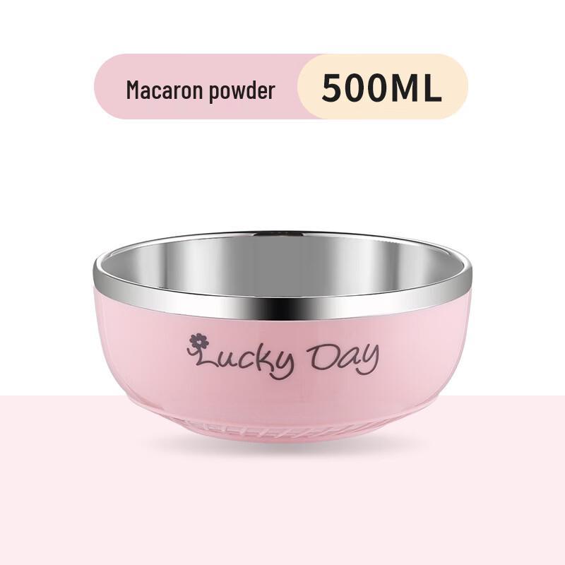 Abay Kids Stainless Steel Double-Layer Bowls