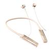 Bluetooth Neckband Headphones with Card Slot, Digital Display, Removable Battery, Universal Compatibility