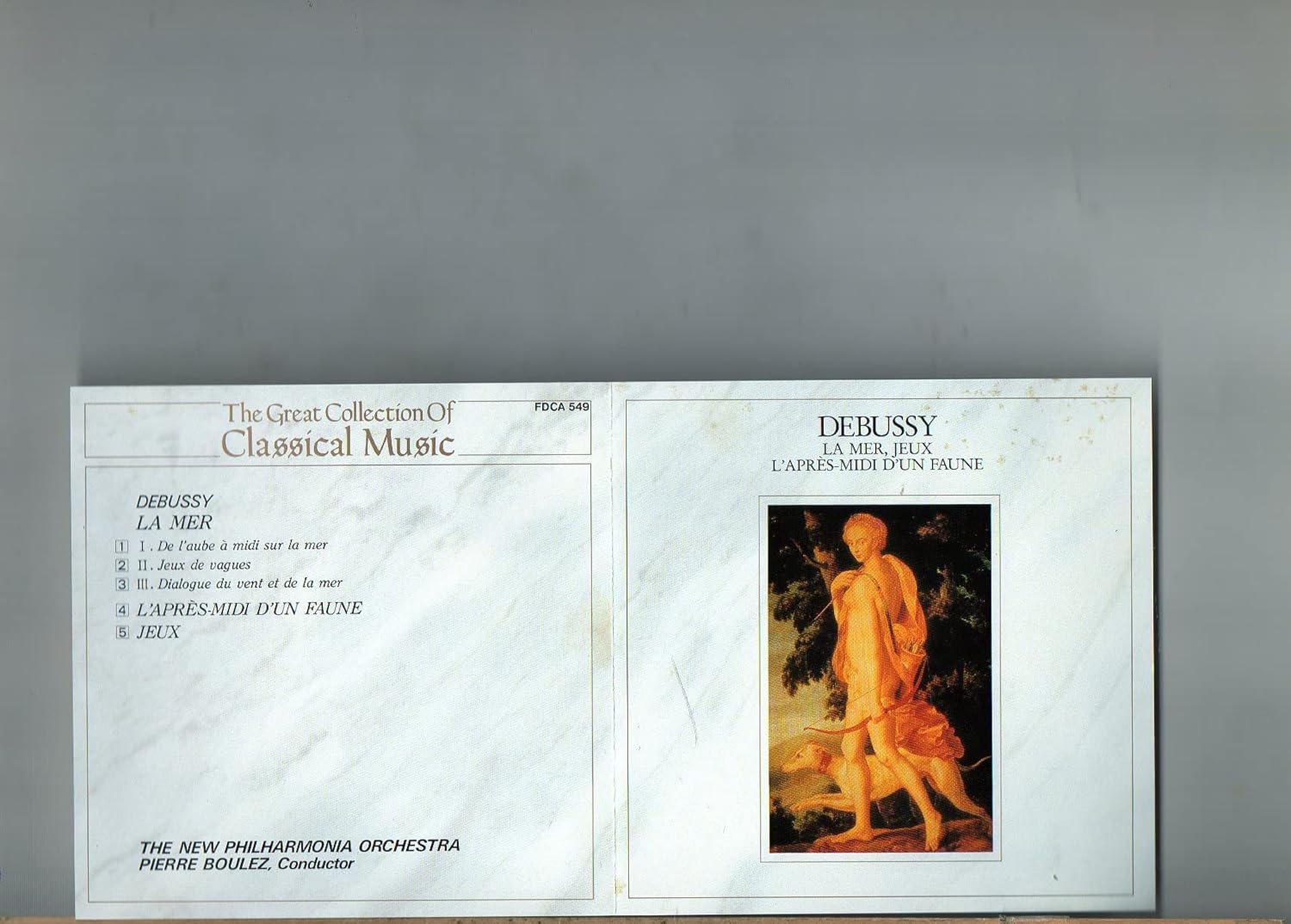 

CD DEBUSSY Debussy Orchestra Masterpieces 30DC750 Japan Classical Used