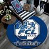 Custom Name FC Luzern Round Area Rug,Carpet Rug for Living Room Bedroom Sofa Playroom Decor,Non-slip Floor Mat