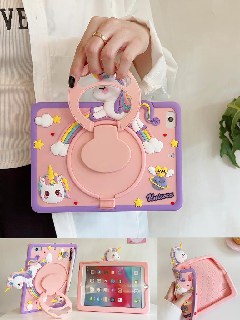 Çizgi Film At Kılıfı iPad A16   Air11 M3 M2 Mini1 2 3 4 5 6 7 Pro11 M4 M2 9.7 10.2 10.9 iPad 6 7 8 9 10. Nesil iPad Air 4 5 İçin