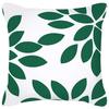 Blue Green Flower Leaf Printed Pillowcase Stripe Geometric Sofa Cushion Cover Home Decor Throw