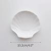 Jewelry Storage Trays Shell Plate Storage Trays Pure White Ceramic Teaware Tray Fruit Sweet Display Cake Dessert Dish Design