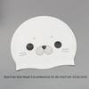 Waterproof Silicone Swimming Hat Ear Protection Cartoon Swim Cap Seal Swim Cap  For Adults