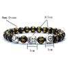 Minimalist Men Bracelet Natural 8mm Stone Vintage Buddha Braclet Homme Meditation Yoga Jewelry Lava Tiger Eyes Beaded Braslet