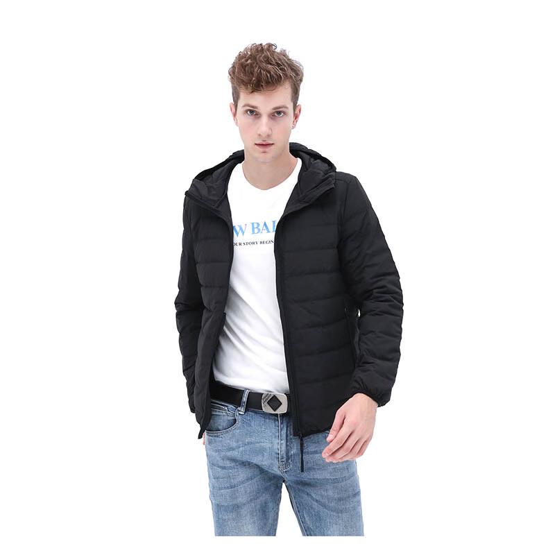 Tri-polar Men s Lightweight Hooded Down Jacket TP9012 XL