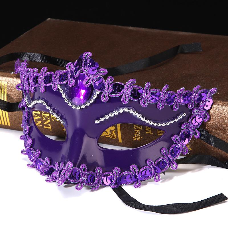 Venetian Masquerade Mask Women Eye Mask Cosplay Prom Props Nightclub Face Mask Party Needs Accessory