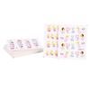 50 Ark Nail Art Overføringsklistremerker 3D Blomsterdesign Manikyr Tips Dekal Dekor
