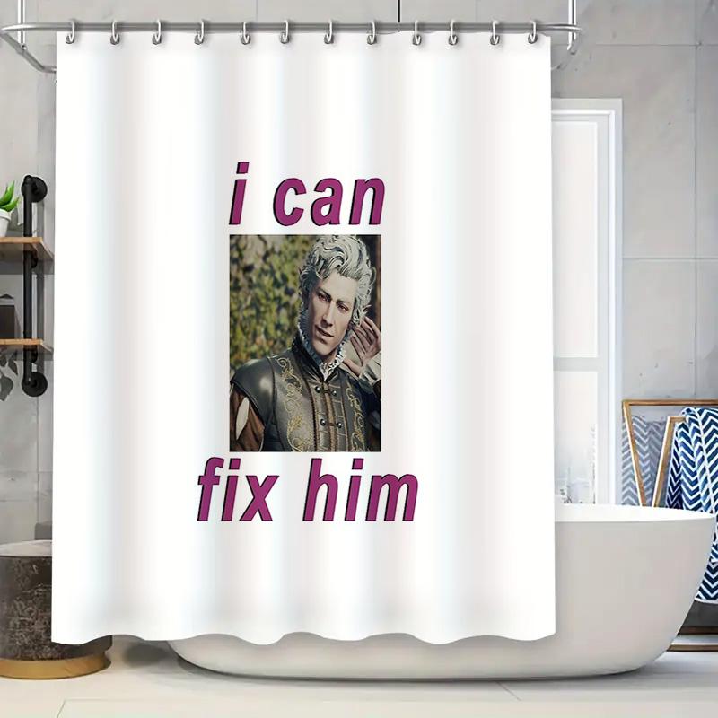 

Gothic Vampire Shower Curtain Dark Academia Home Decor Horror Movie Aesthetic Room Divider Halloween Party Decoration Spooky Got 90x180cm