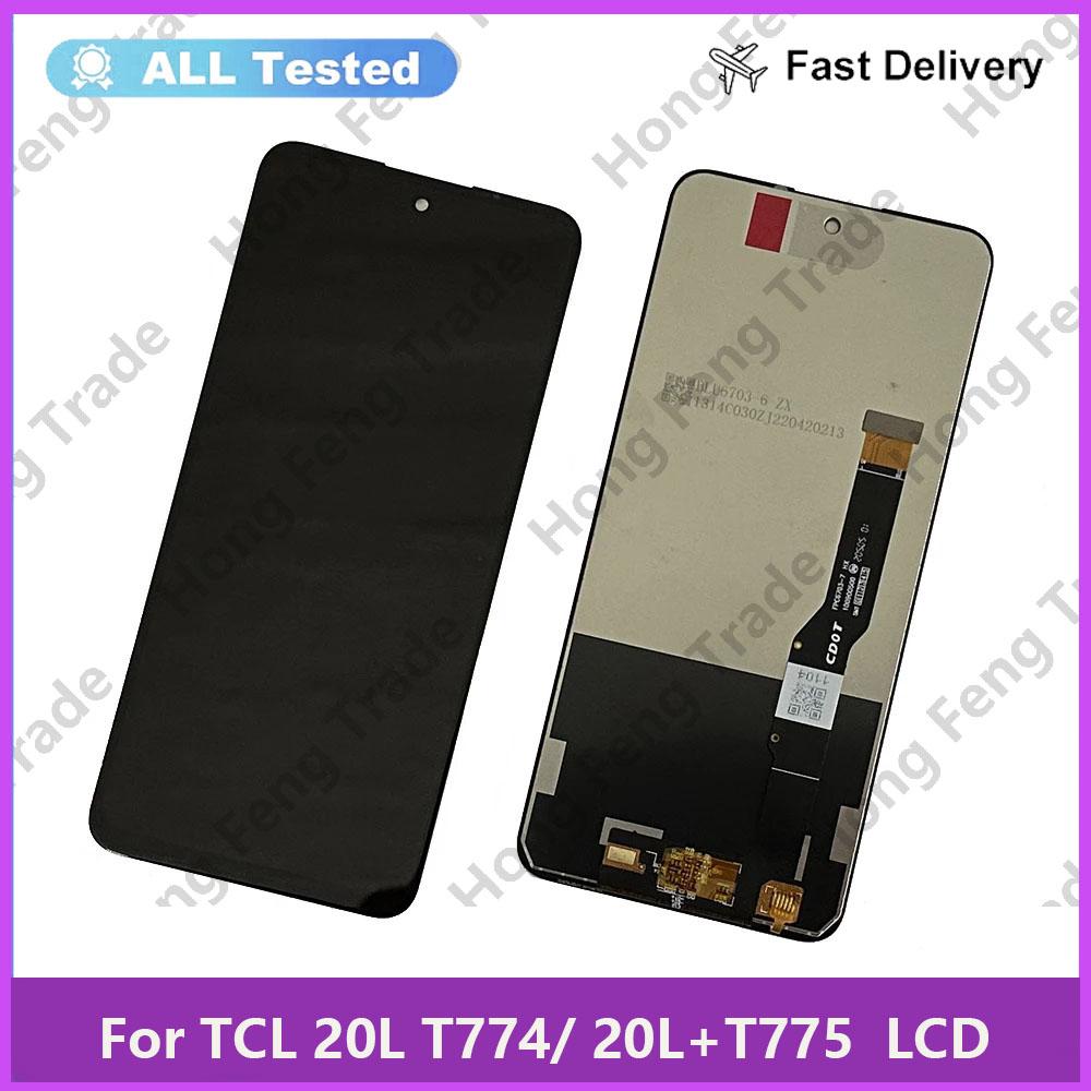

LCD Screen and Digitizer Full Assembly For TCL 20L Plus TCL 20 Lite Plus T775H T775B