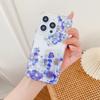 Hot Clear Luxury Design Electroplate Laser Flower Shockproof Mobile Cell Phone Case for iPhone 17 16 15 14 Plus 13 12 11 Pro Max