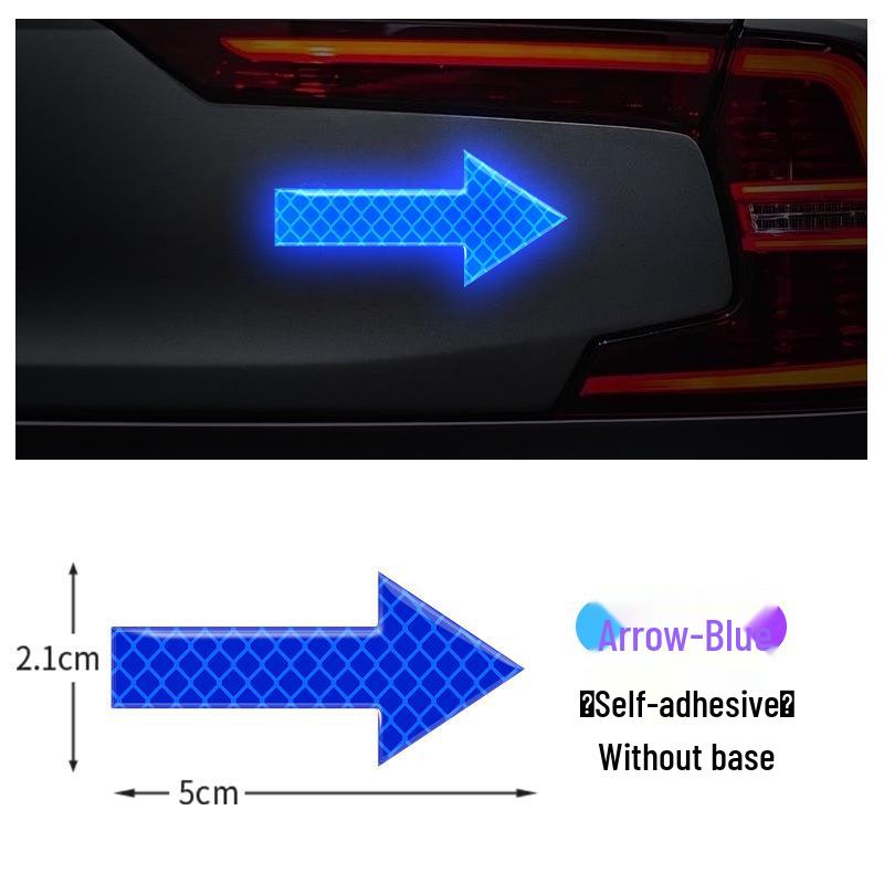 Reflektierender Warnschild-Aufkleber für Autos, Motorräder, Elektrofahrzeuge und Fahrräder