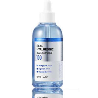 Wellage Real Hyaluronic Blue Ampulle, 100 ml, 1 Stück Beliebte koreanische Kosmetik