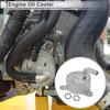 Engine Oil Cooler for Mazda CX-5 2013-2014 Transmission Oil Cooler Trans Cooler No.FZ01199F0 with O-ring Seals Aluminum Alloy 1 Pc