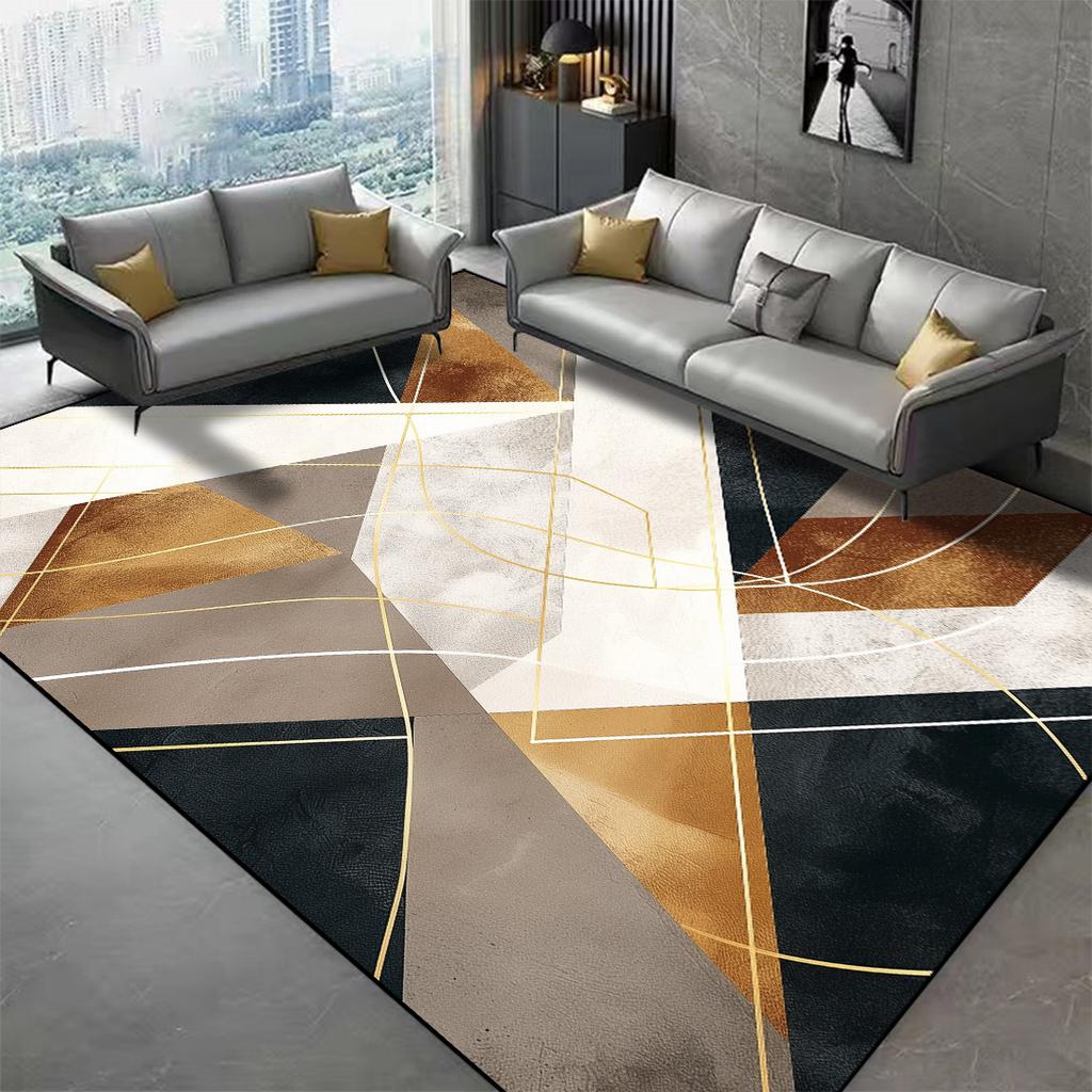 Modern Simple Living Room Rugs Non-slip Household Mat Washable Bedroom Decor Bedside Carpet Large Size Floor Mats 160x200cm