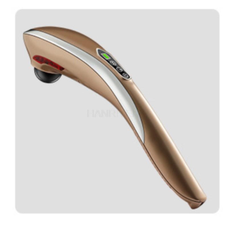 Dolphins electric massager great neck shoulder waist leg handheld beat vibration full-body massage hammer apparatus