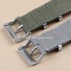 Cinturino per Orologio a Coste 18mm 20mm 22mm per Omega Tessuto Militare Braccialetto Sportivo Cinturino con Chiusura Tessuto Cinturino di Ricambio Uomo Donna
