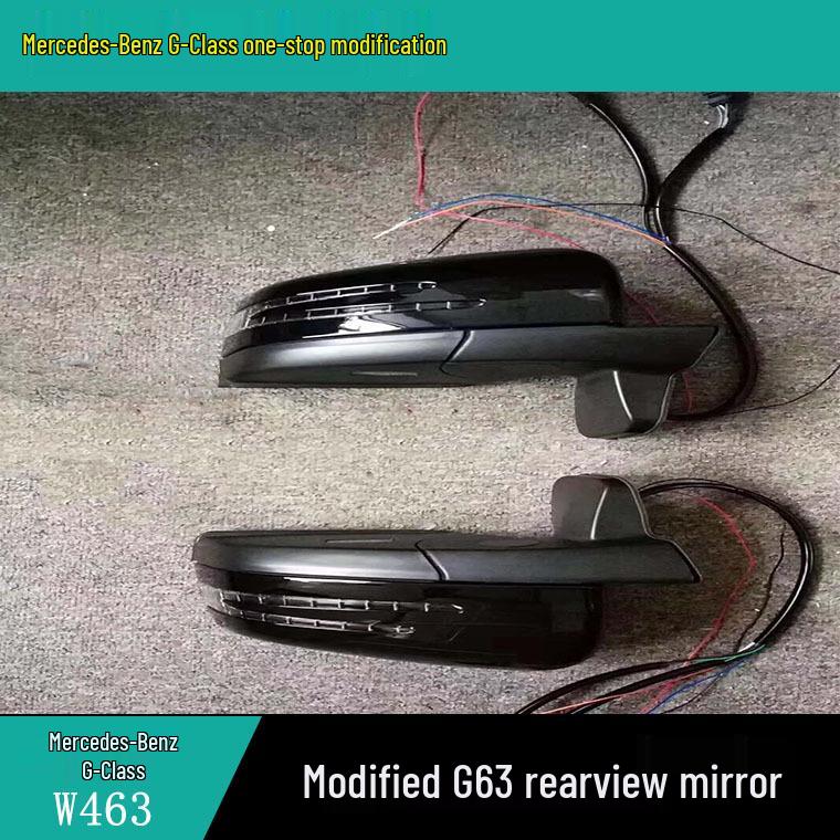 Mercedes-Benz W463 G-Class G500 G350 G55 G63 Carbon Fiber Rearview Mirror Shell Assembly