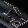 Suitable for Huawei MateXT Extraordinary Master Phone Case, Business Men's Rotating Stand, Smart Window, Three-fold Leather Case
