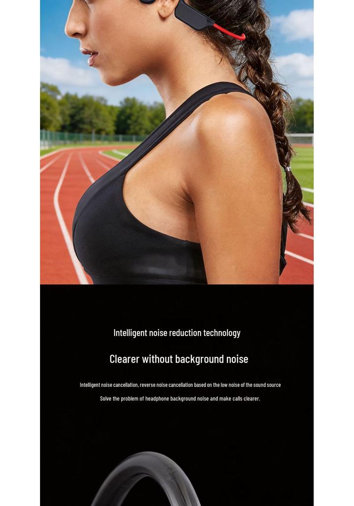 Bone Conduction Bluetooth Sports Earbuds for Running, Swimming, and Gaming