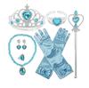 Bethany Home Princess Accessories Kids' Costume Set, 9-Piece Set, DIY Crafts for Princess Transformation, Sparkling Ice Blue Heart Tiara, Magic Wand,