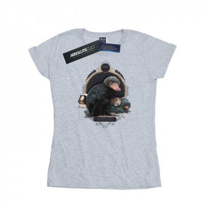 Phantastische Tierwesen Damen/Damen Baby Nifflers Baumwoll-T-Shirt