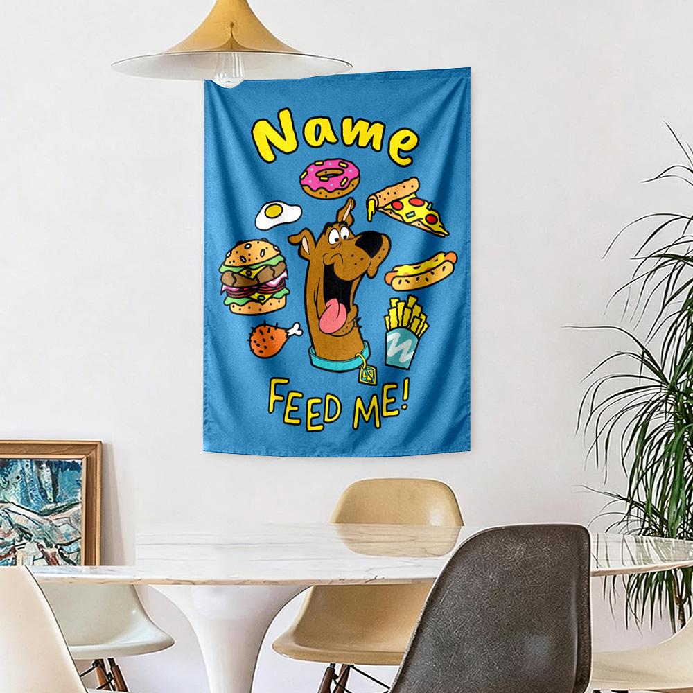 Warner Custom Your Name Wall Decor Tapestry Art For Pet Memorial Birthdaywedding Party Backdrop Family Gift