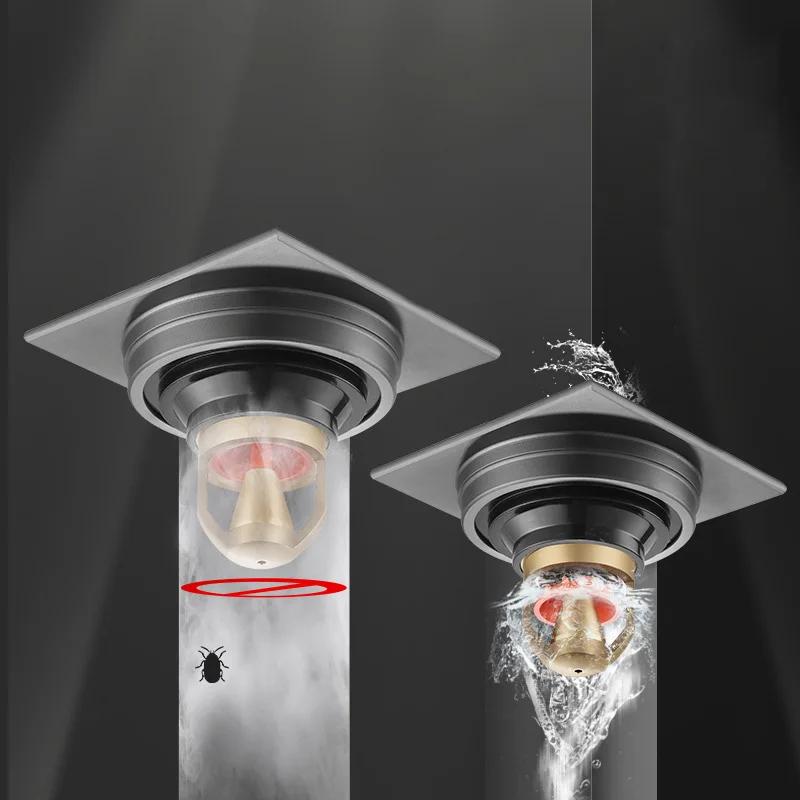 Stainless Steel Floor Drain Anti Odor Washing Machine Shower Balcony Terrace Universal Hardware Bathroom Accessories