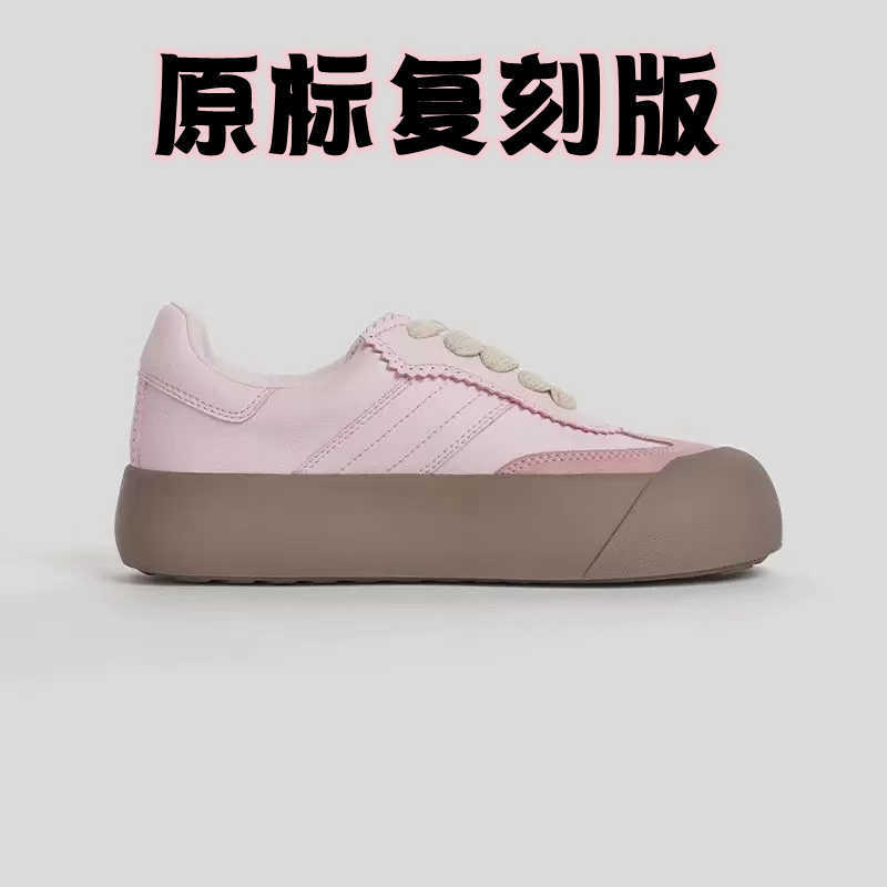 

Fluffy shoes pink platform casual shoes women 40